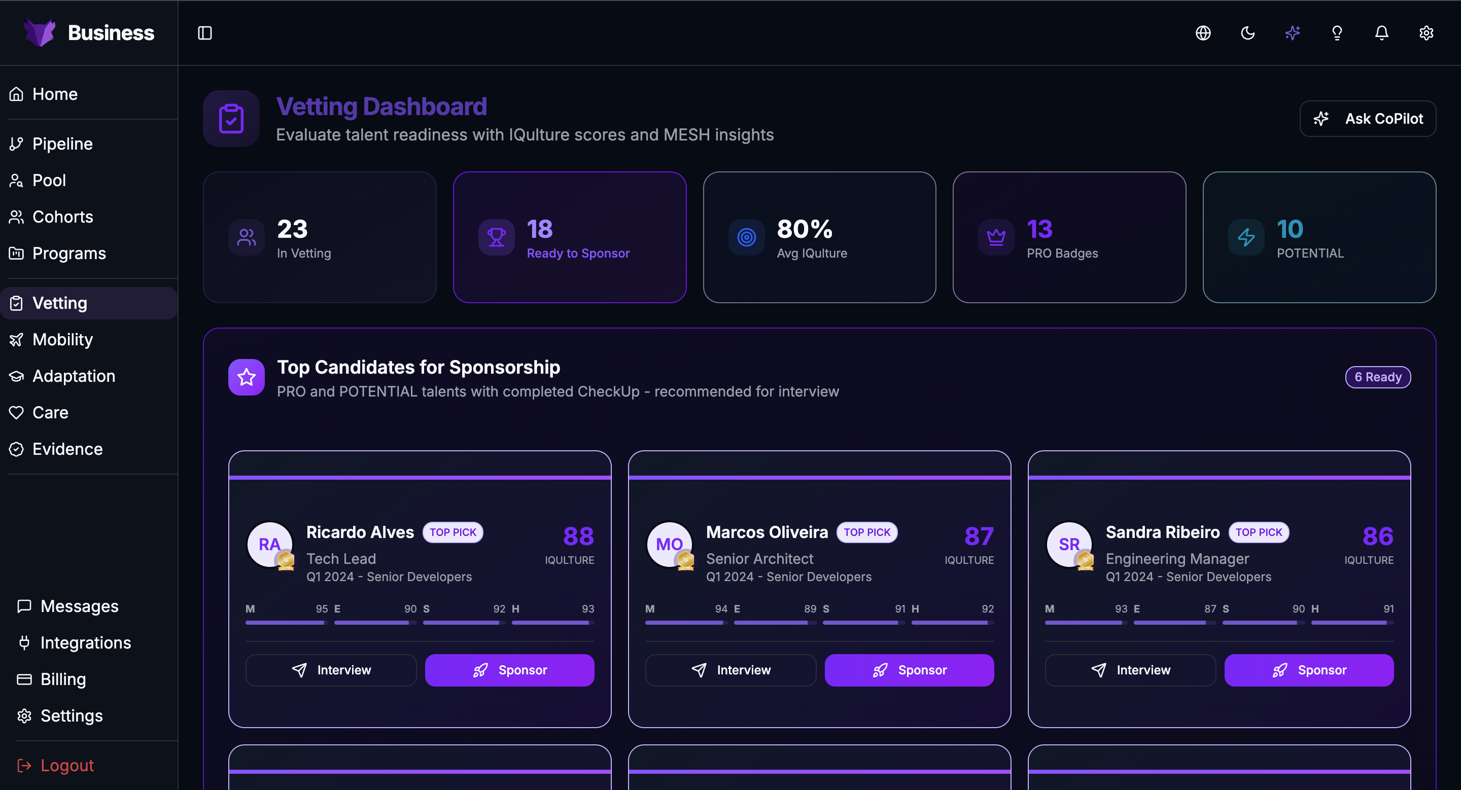 CheckUp — readiness vetting